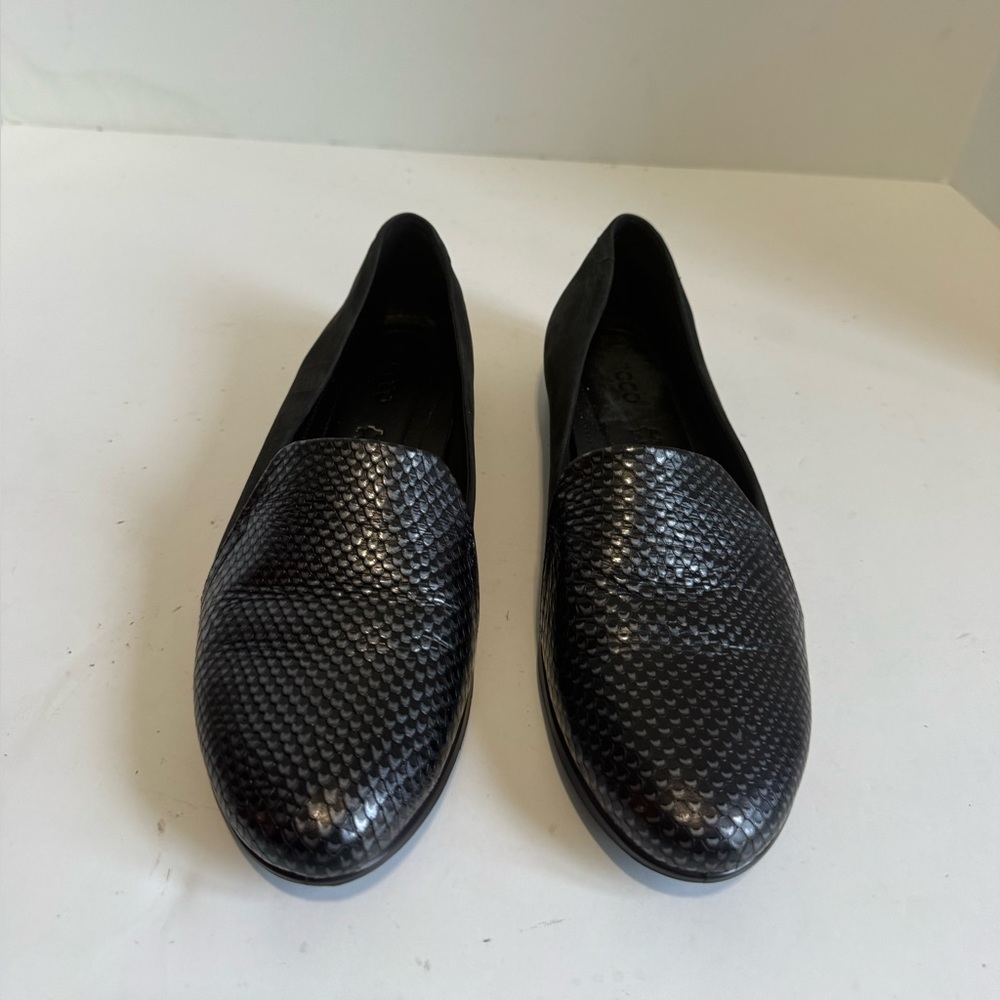 Ecco Touch Ballerina 2.0 Black Leather Shoes EU 37 - Picture 10 of 16